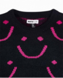 Jersey tricot negro niña The Happy World Jersey tricot negro niña The Happy World