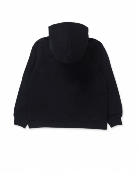 Sudadera punto negro niña The Happy World Sudadera punto negro niña The Happy World
