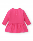 Vestido punto rosa niña Run Sing Jump