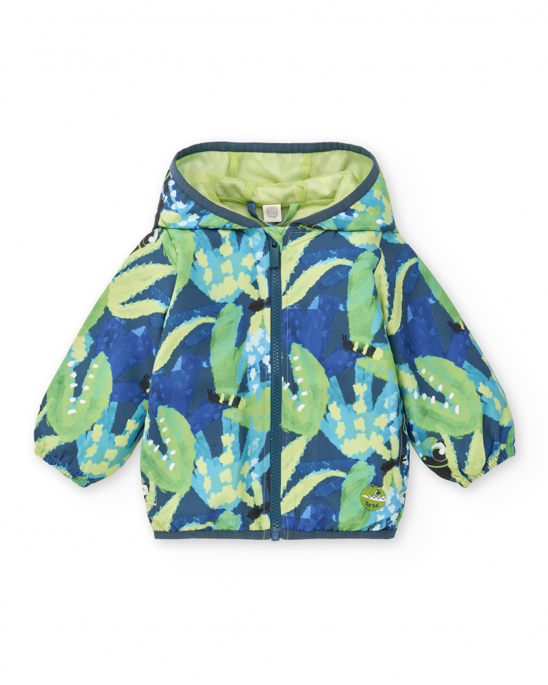 Cortavientos verde niño Tropadelic