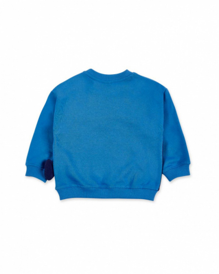 Sudadera felpa azul niño Ocean Wonders