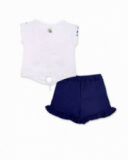 Conjunto punto blanco navy niña Ocean Wonders