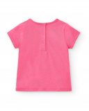 Camiseta punto rosa niña Creamy Ice