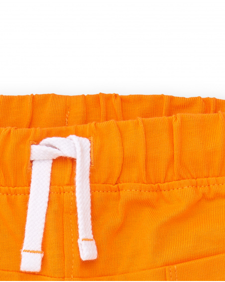 Bermuda punto naranja niño Banana Records