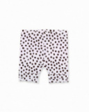 Legging ciclista punto blanco niña Banana Records