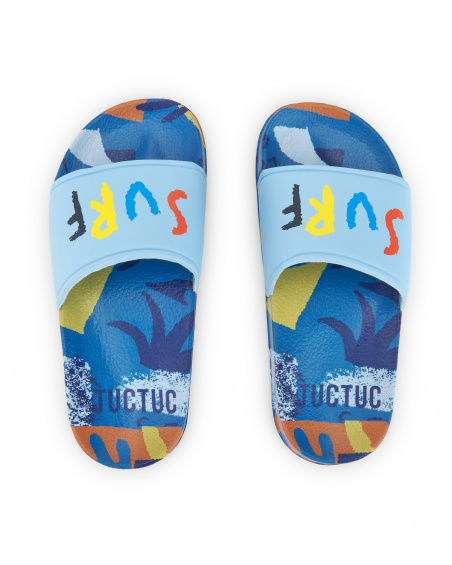 Chanclas azul niño Sons of Fun