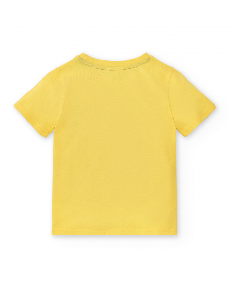 Camiseta punto amarillo niño Sons of Fun