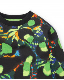 Sudadera felpa negro niño Savage Spirit