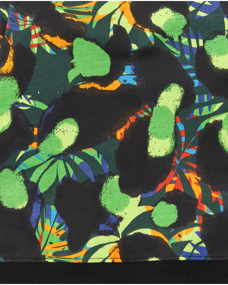 Sudadera felpa negro niño Savage Spirit