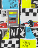 Chaqueta felpa gris niño Race Car