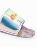 Chanclas lila holográfico niña Paradise Beach