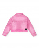 Cazadora denim lila niña Flamingo Mood