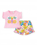 Conjunto punto rosa niña Water Lilies