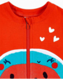 Chaqueta punto rojo niña Frutti.