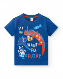 Camiseta punto azul navy niño Salty Air