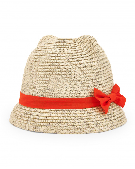 Gorro rafia beige niña Salty Air