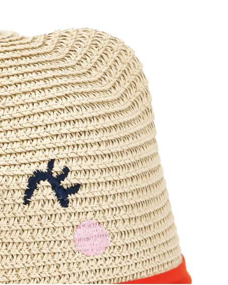 Gorro rafia beige niña Salty Air