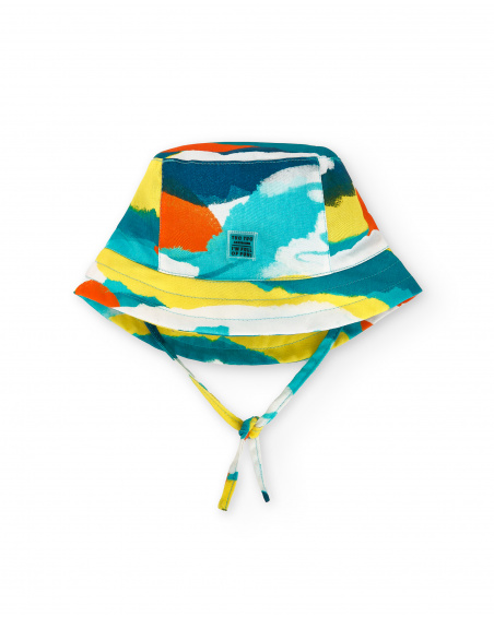 Gorro plana blanco niño Laguna Beach