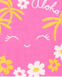 Camiseta punto fucsia niña Laguna Beach