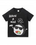 Camiseta punto negro niño Hey Sushi