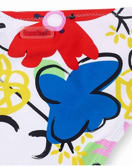 Bikini blanco niña Hey Sushi