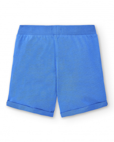 Bermuda punto azul claro niño Basics