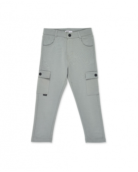 Pantalón cargo punto gris niño Urban Attitude