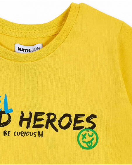 Camiseta punto amarillo niño Urban Attitude