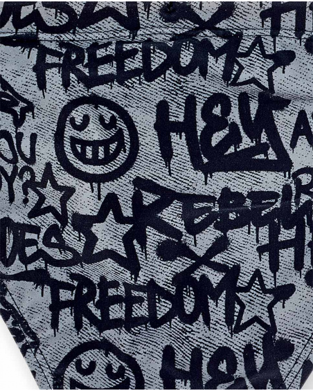 Bañador slip gris niño Urban Attitude