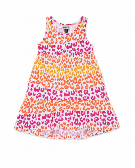 Vestido punto blanco niña Sunday Brunch