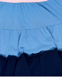 Vestido punto rosa azul niña Carnet de Voyage