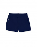Short recto punto navy niña Basics