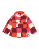 Chaqueta para niña en multicolor con diseño a cuadros colección Chaqueta para niña en multicolor con diseño a cuadros colección