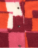 Chaqueta para niña en multicolor con diseño a cuadros colección Chaqueta para niña en multicolor con diseño a cuadros colección