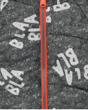 Chaqueta niño en gris con capucha y estampado colección Cartoon Chaqueta niño en gris con capucha y estampado colección Cartoon