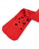 Leotardo niña en rojo con motivos de gatos colección Cartoon Leotardo niña en rojo con motivos de gatos colección Cartoon
