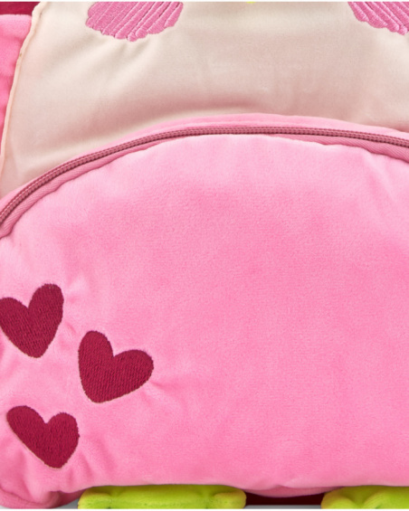 Mochila infantil en rosa con diseño de pingüino colección Freezy