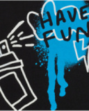 Camiseta para niño en negro con frase "Have Fun" Camiseta para niño en negro con frase "Have Fun"