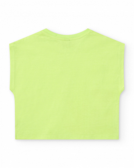 Camiseta para niño en verde con tiburón Camiseta para niño en verde con tiburón