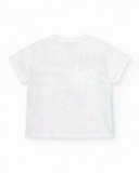 Camiseta para niño en blanco con frase "OH NO SHARK" Camiseta para niño en blanco con frase "OH NO SHARK"