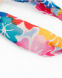 Diadema para niña con estampado floral y nudo Diadema para niña con estampado floral y nudo