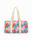 Bolsa para niña con estampado floral y asas crudo Bolsa para niña con estampado floral y asas crudo