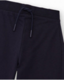 Pantalón ancho para niña en azul marino con cintura elástica Pantalón ancho para niña en azul marino con cintura elástica