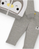 Set de tres piezas para bebé niño de sudadera, camiseta de