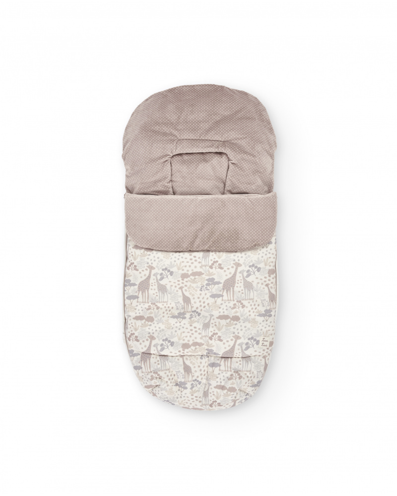 Saco universal para silla de paseo con estampado de jirafas
