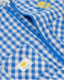 Conjunto de recién nacido de punto de tres piezas