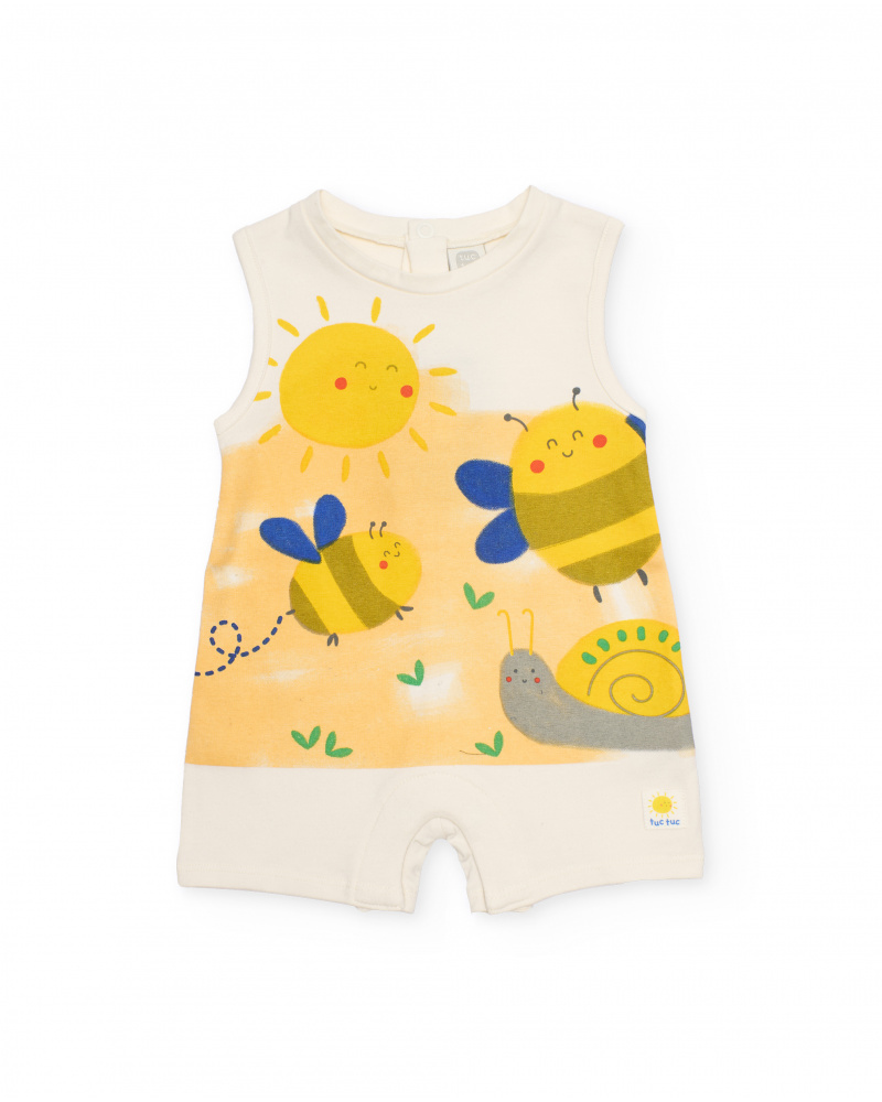 Pelele de recién nacido de punto y estampado infantil