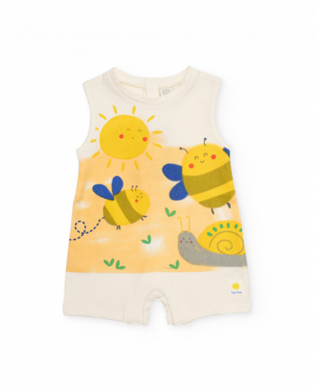 Pelele de recién nacido de punto y estampado infantil