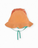 Gorro de recién nacido de plana y diseño de león