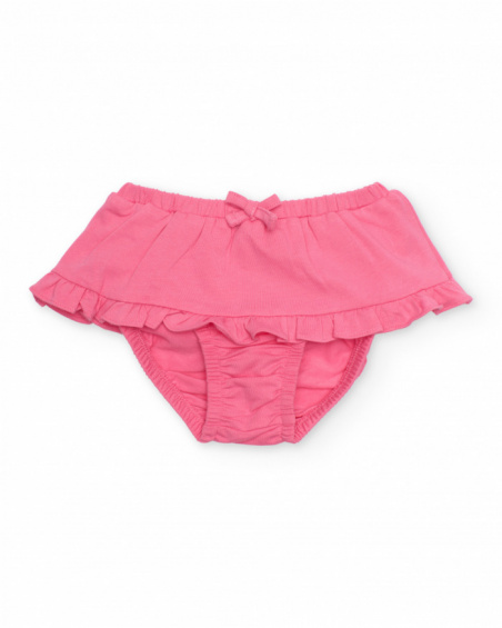 Conjunto de recién nacido de punto con volantes